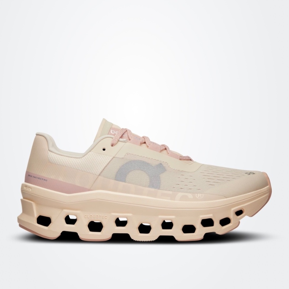 On Cloud CloudMonster Women's 9.5 Pale Pink/Cream Color